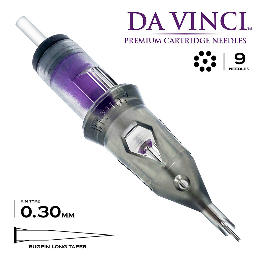 bisho_da_vinci_v2_cartridges_needles_round_liner_bugpin_long_taper_1009RL_BLP
