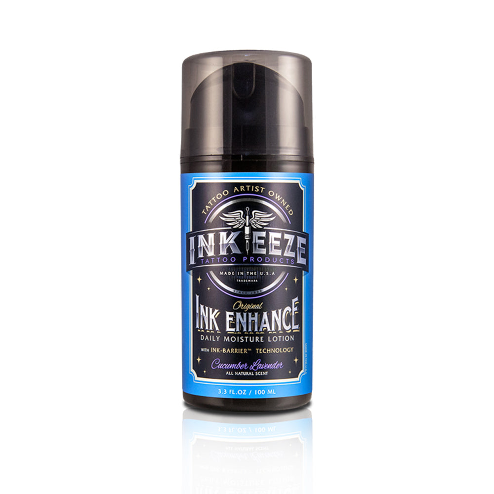 INKEEZE Enhance Daily Tattoo Moisturizing Lotion Cucumber Lavender 3.3oz INKEEZE Enhance Daily Tattoo Moisturizing Lotion Cucumber Lavender 3.3oz