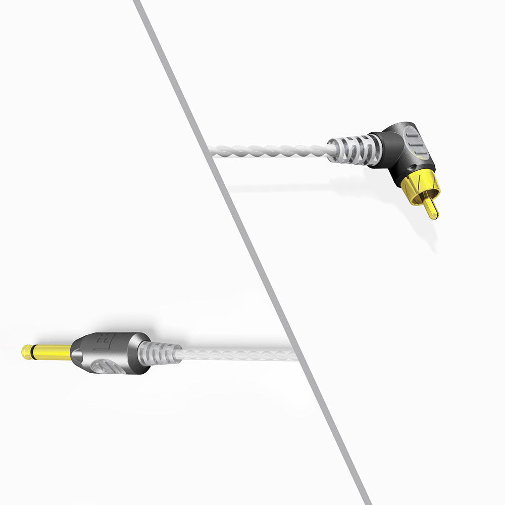 Bishop Premium Lightweight 90 Degree RCA Cord 7 Ft. Bishop Premium Lightweight 90 Degree RCA Cord 7 Ft.
