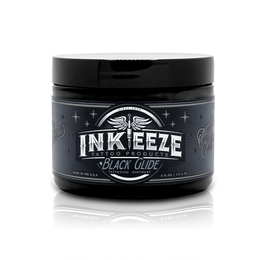 INKEEZE Black Glide Tattoo Ointment - 6oz INKEEZE Black Glide Tattoo Ointment - 6oz