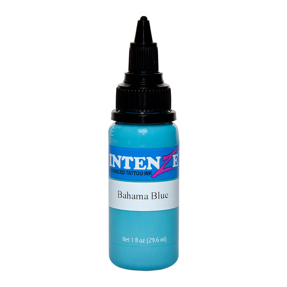 Intenze Bahama Blue Tattoo Ink - 1oz Intenze Bahama Blue Tattoo Ink - 1oz