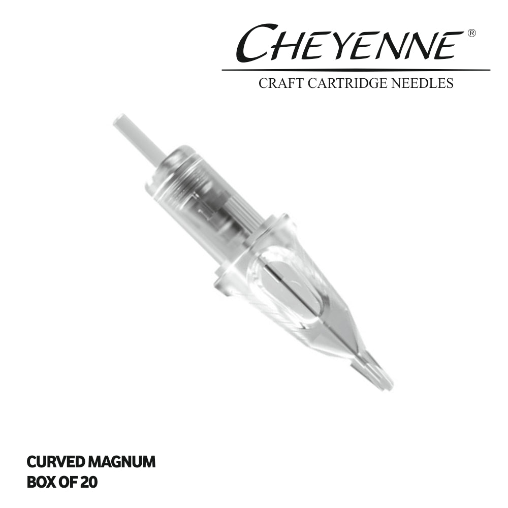Cheyenne Hawk Craft Cartridge Tattoo Needles - Box of 20 - Curved Magnum Cheyenne Hawk Craft Cartridge Tattoo Needles - Box of 20 - Curved Magnum