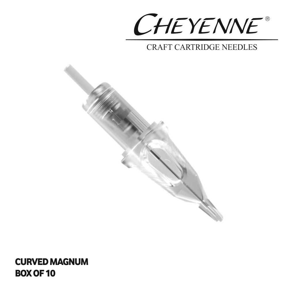 Cheyenne Hawk Craft Cartridge Tattoo Needles Box of 10 - Curved Magnum Cheyenne Hawk Craft Cartridge Tattoo Needles Box of 10 - Curved Magnum