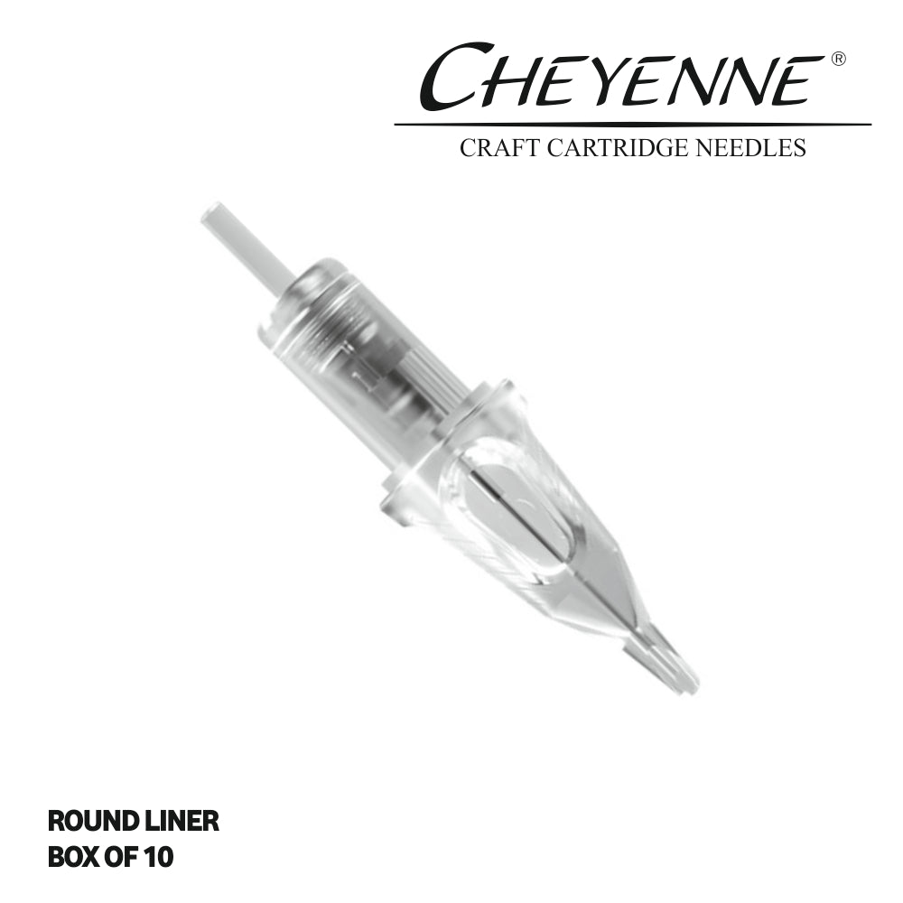 Cheyenne Hawk Craft Cartridge Tattoo Needles Box of 10 - Round Liner Cheyenne Hawk Craft Cartridge Tattoo Needles Box of 10 - Round Liner