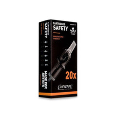 Cheyenne Hawk Safety Cartridge Tattoo Needles Box of 20 - Curved Magnum Cheyenne Hawk Safety Cartridge Tattoo Needles Box of 20 - Curved Magnum