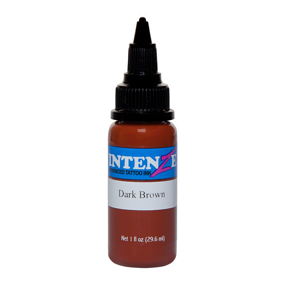 Intenze Dark Brown Tattoo Ink - 1oz Intenze Dark Brown Tattoo Ink - 1oz