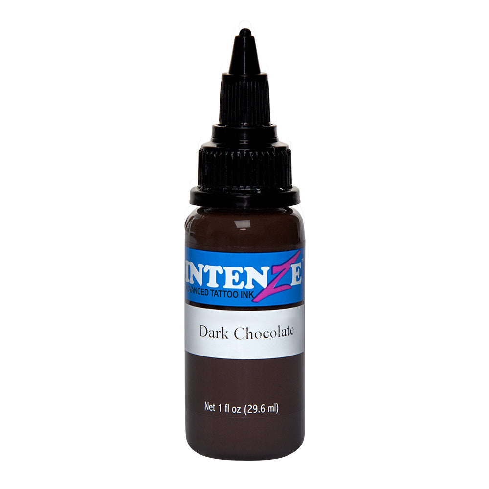 Intenze Dark Chocolate Tattoo Ink - 1oz Intenze Dark Chocolate Tattoo Ink - 1oz