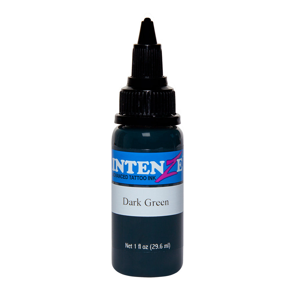 Intenze Dark Green Tattoo Ink - 1oz Intenze Dark Green Tattoo Ink - 1oz