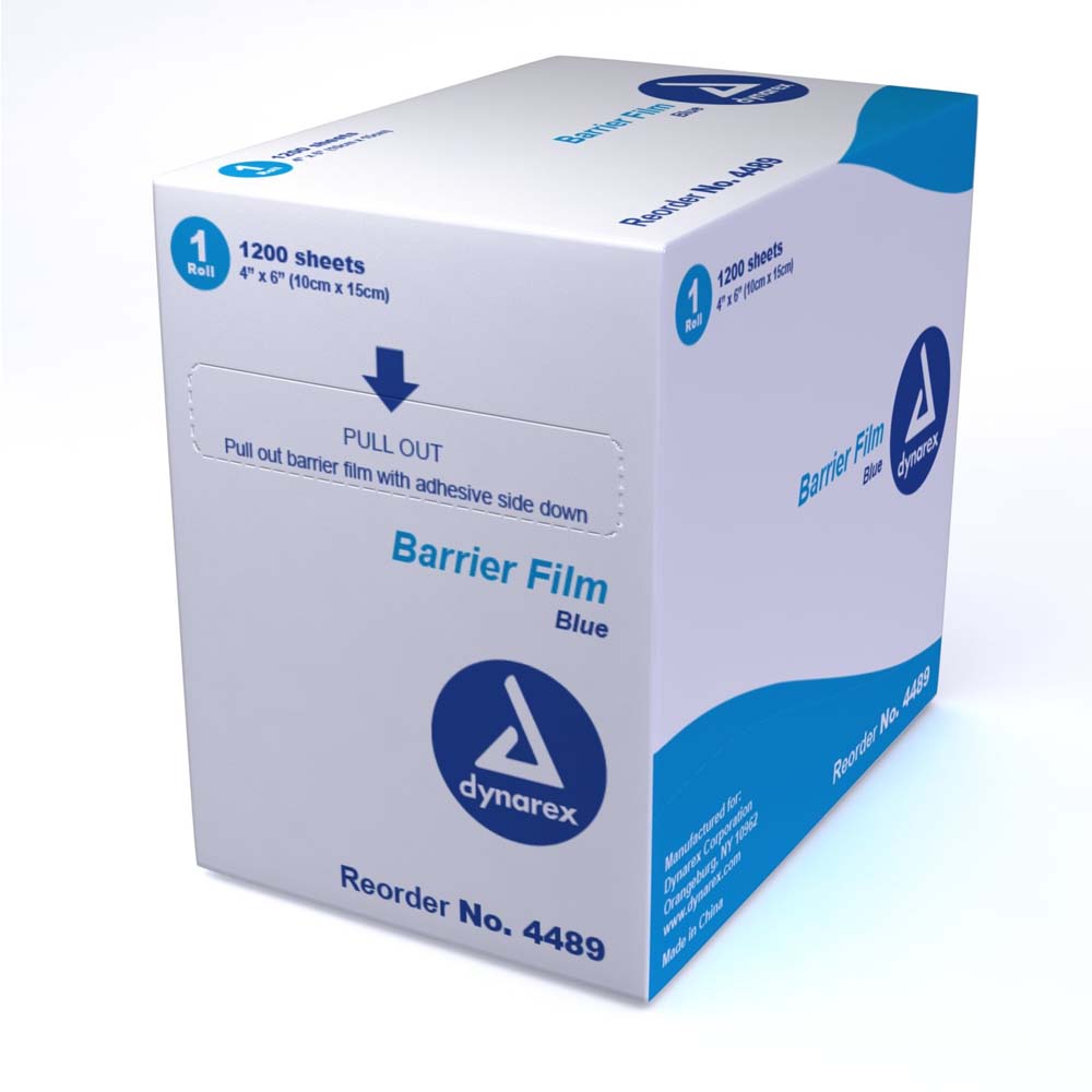 Dynarex Dental Barrier Films 4" x 6", 1200 Per Box Dynarex Dental Barrier Films 4" x 6", 1200 Per Box