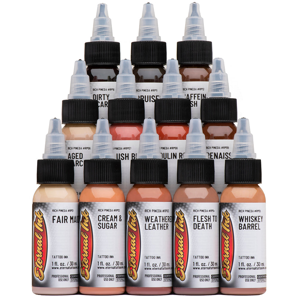 Eternal Rich Pineda's Flesh To Death Ink Set (1 Oz) Eternal Rich Pineda's Flesh To Death Ink Set (1 Oz)