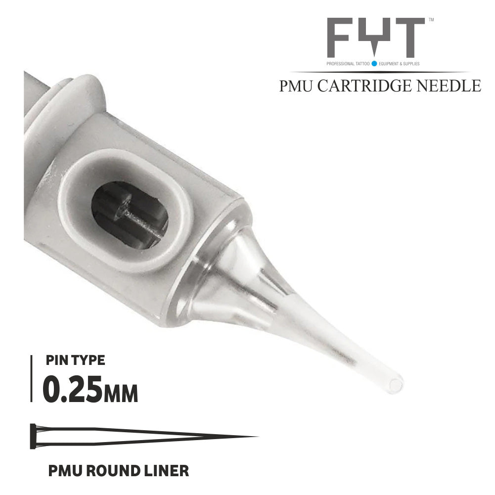 FYT Cartridge PMU Round Liner Tattoo Needle Box of 20