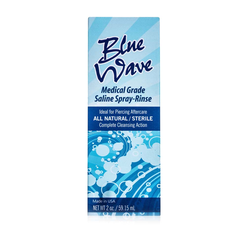Tattoo Goo Blue Wave Cleansing Solution Saline Spray & Rinse For Piercings Tattoo Goo Blue Wave Cleansing Solution Saline Spray & Rinse For Piercings