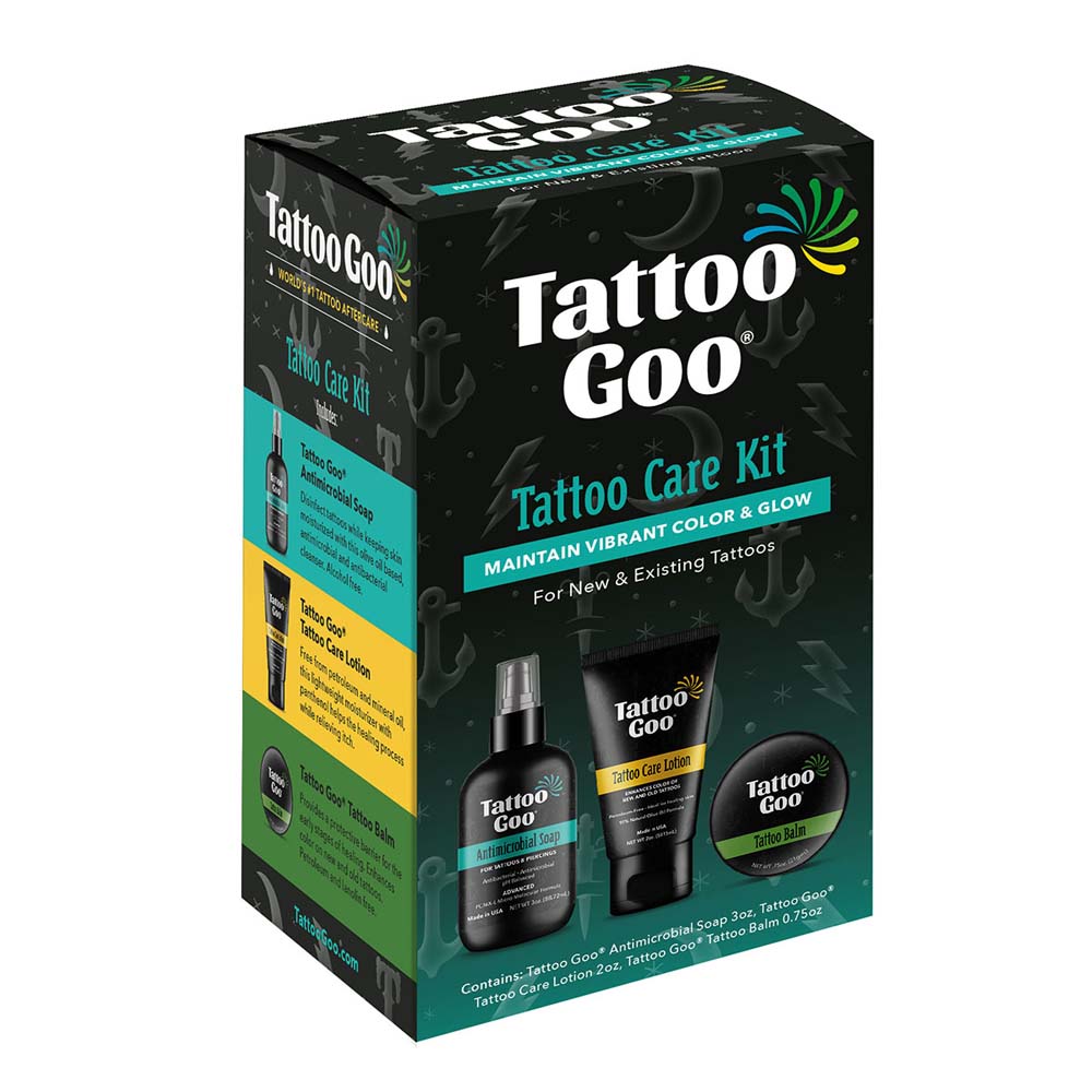 Tattoo Goo Tattoo Aftercare Kit - Soap, Lotion, Tattoo Balm Tattoo Goo Tattoo Aftercare Kit - Soap, Lotion, Tattoo Balm