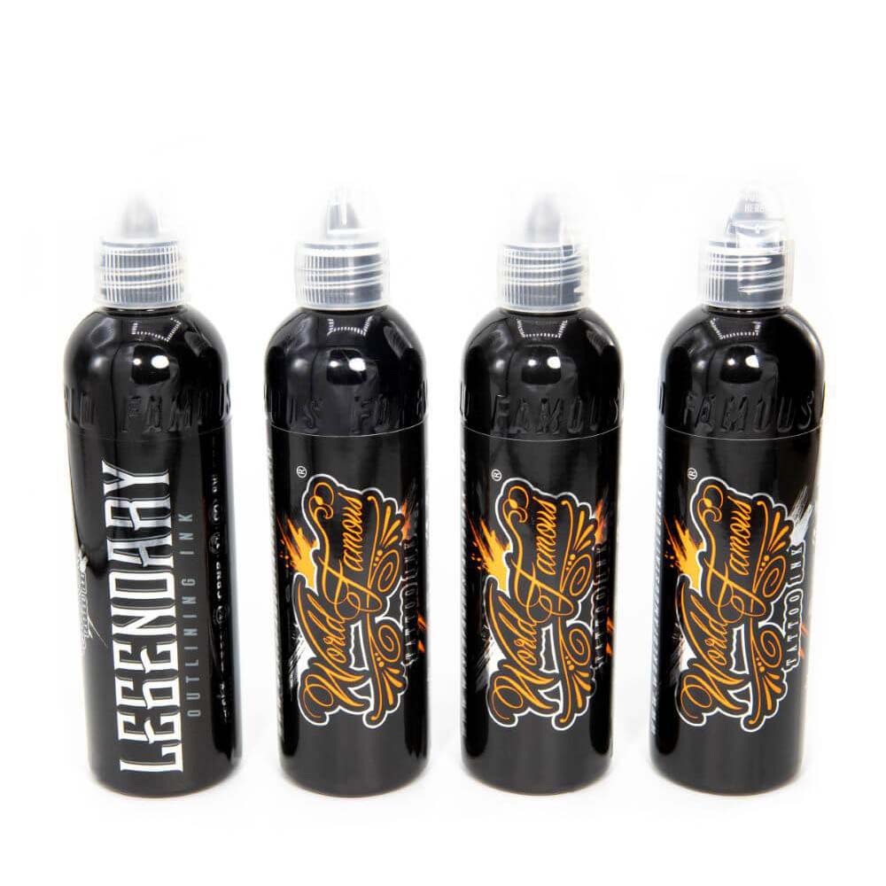 World Famous Lining and Shading Tattoo Ink Set World Famous Lining and Shading Tattoo Ink Set