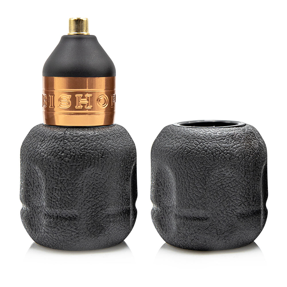 Bishop Rotary Black Disposable Rubber Wand Grips