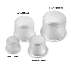 dynarex_flat_bottom_tattoo_ink_cups_four_sizes dynarex_flat_bottom_tattoo_ink_cups_four_sizes