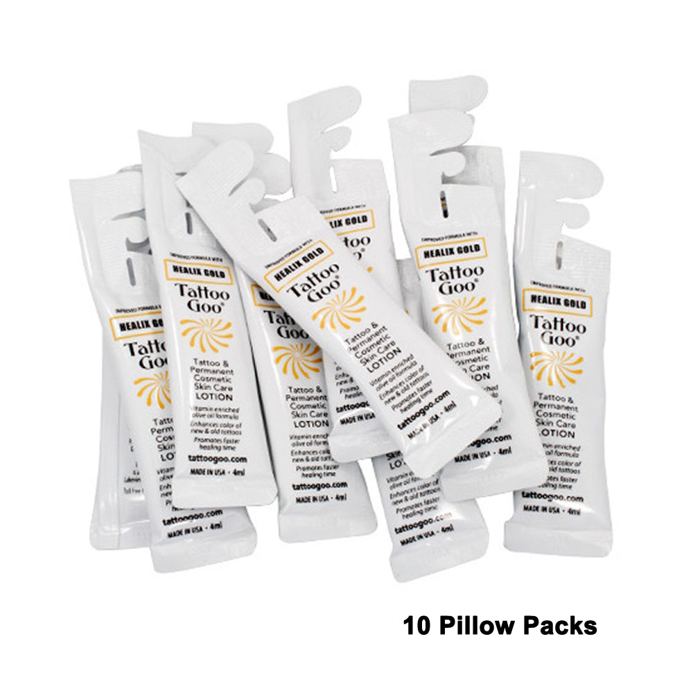Tattoo Goo Cosmetic Skincare Aftercare Lotion - 4ml Pillow Pack Tattoo Goo Cosmetic Skincare Aftercare Lotion - 4ml Pillow Pack
