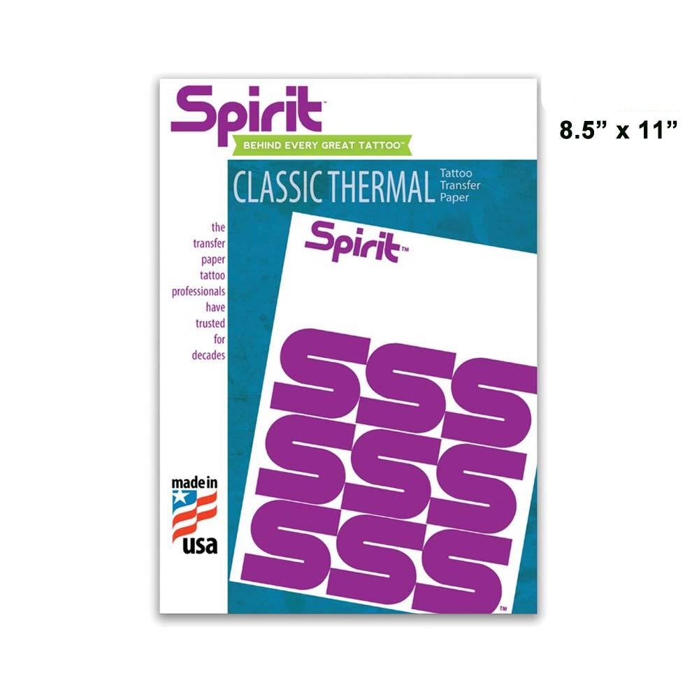 Spirit Classic Thermal Tattoo Transfer Paper - 8.5" X 11" Spirit Classic Thermal Tattoo Transfer Paper - 8.5" X 11"