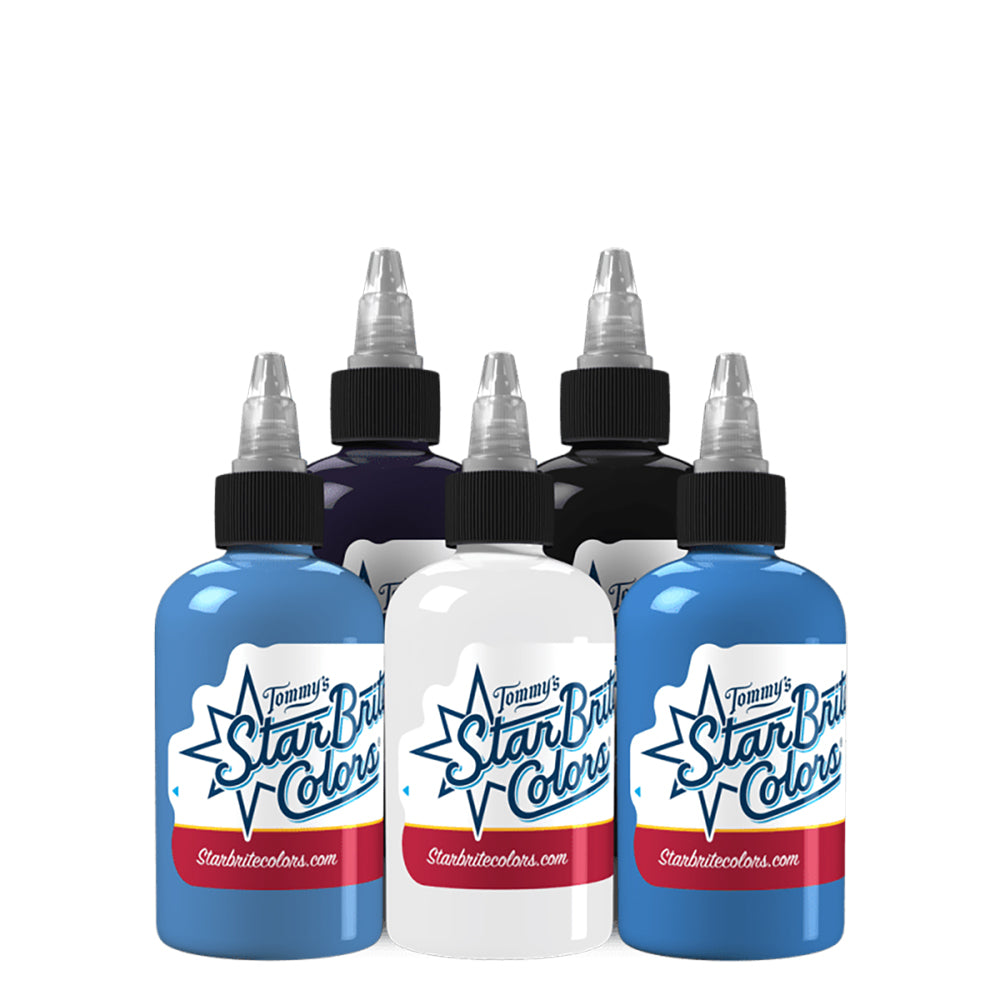 Starbrite Blue Sky Tattoo Ink Set Starbrite Blue Sky Tattoo Ink Set