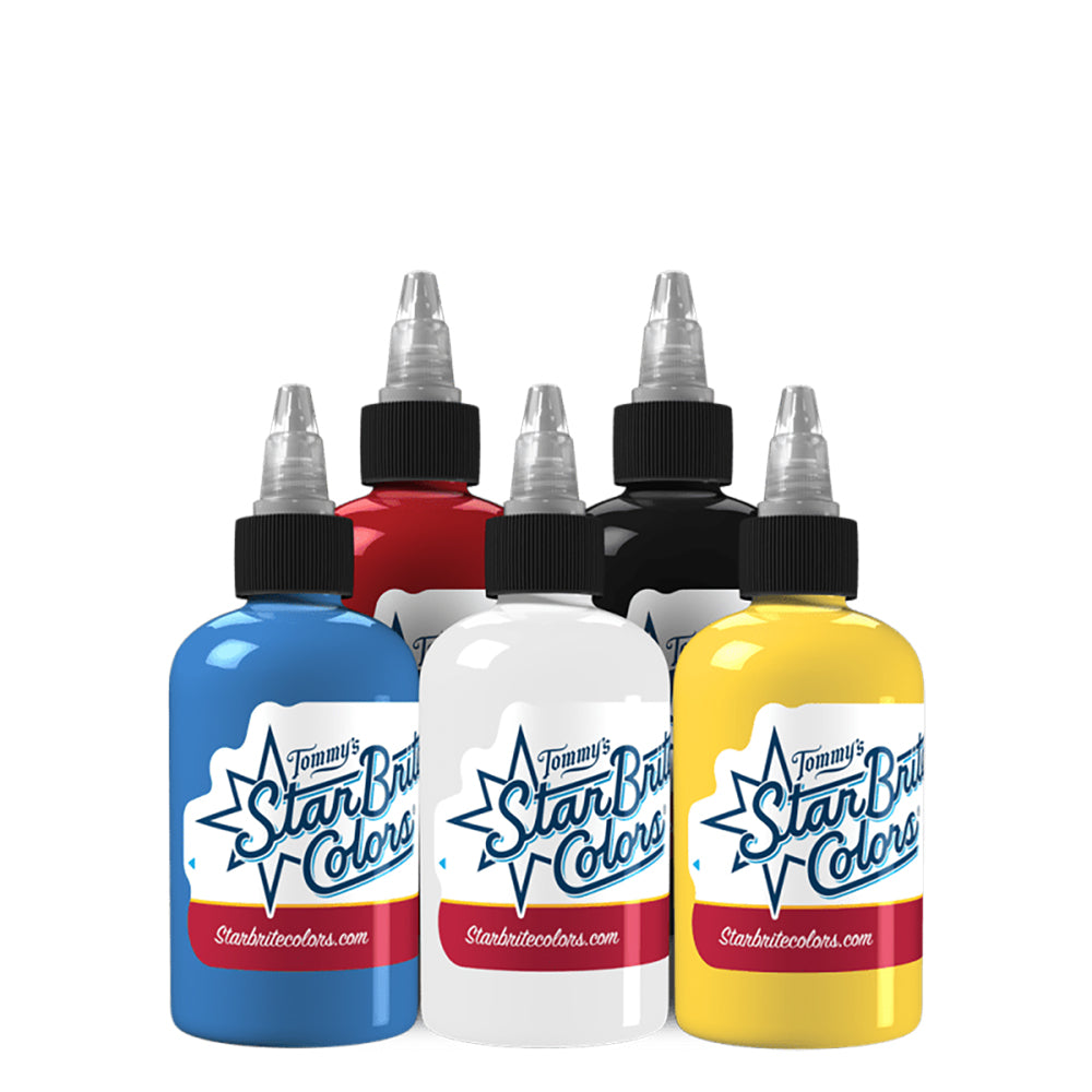 Starbrite Primary Color Tattoo Ink Set Starbrite Primary Color Tattoo Ink Set