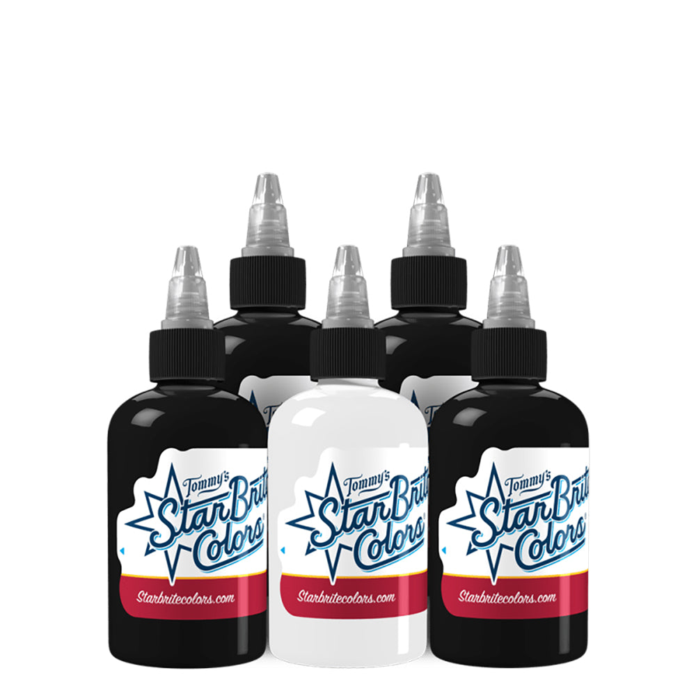 Starbrite Lunar Graywash Tattoo Ink Set Starbrite Lunar Graywash Tattoo Ink Set