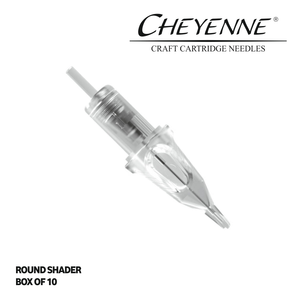 Cheyenne Hawk Craft Cartridge Tattoo Needles Box of 10 - Round Shader 13 RS