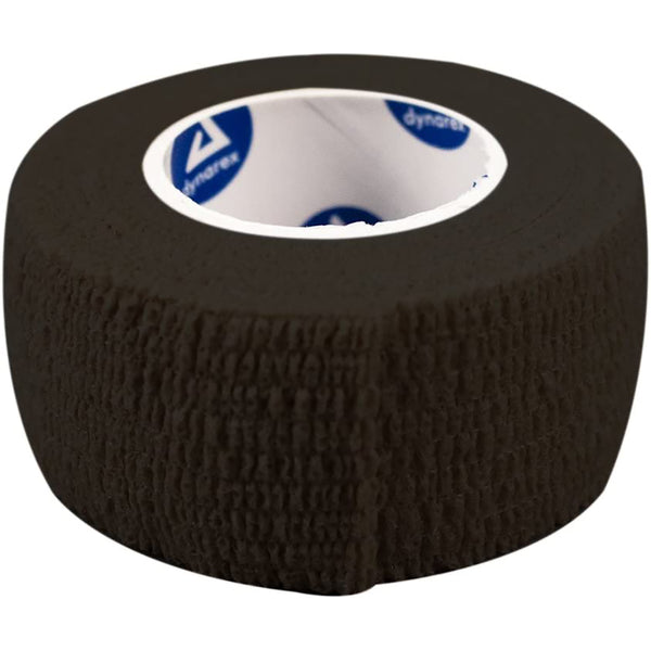 Dynarex Sensi-Wrap Self-Adherent Bandage Rolls Black - 1 Box