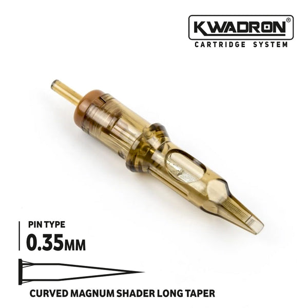 Kwadron Cartridge Curved Magnum Shader Needles - Box of 20