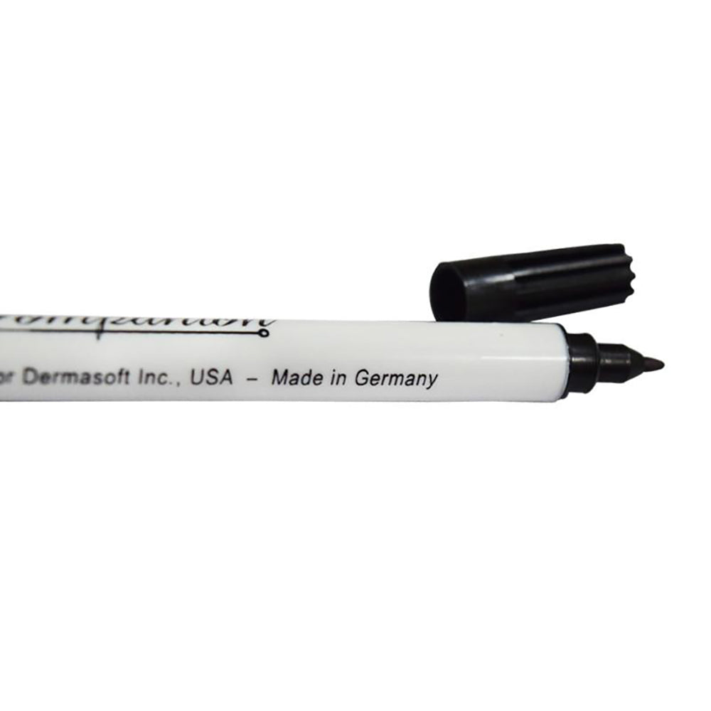 Skin Companion Twin Tip Black Marker Pen 100 Pieces