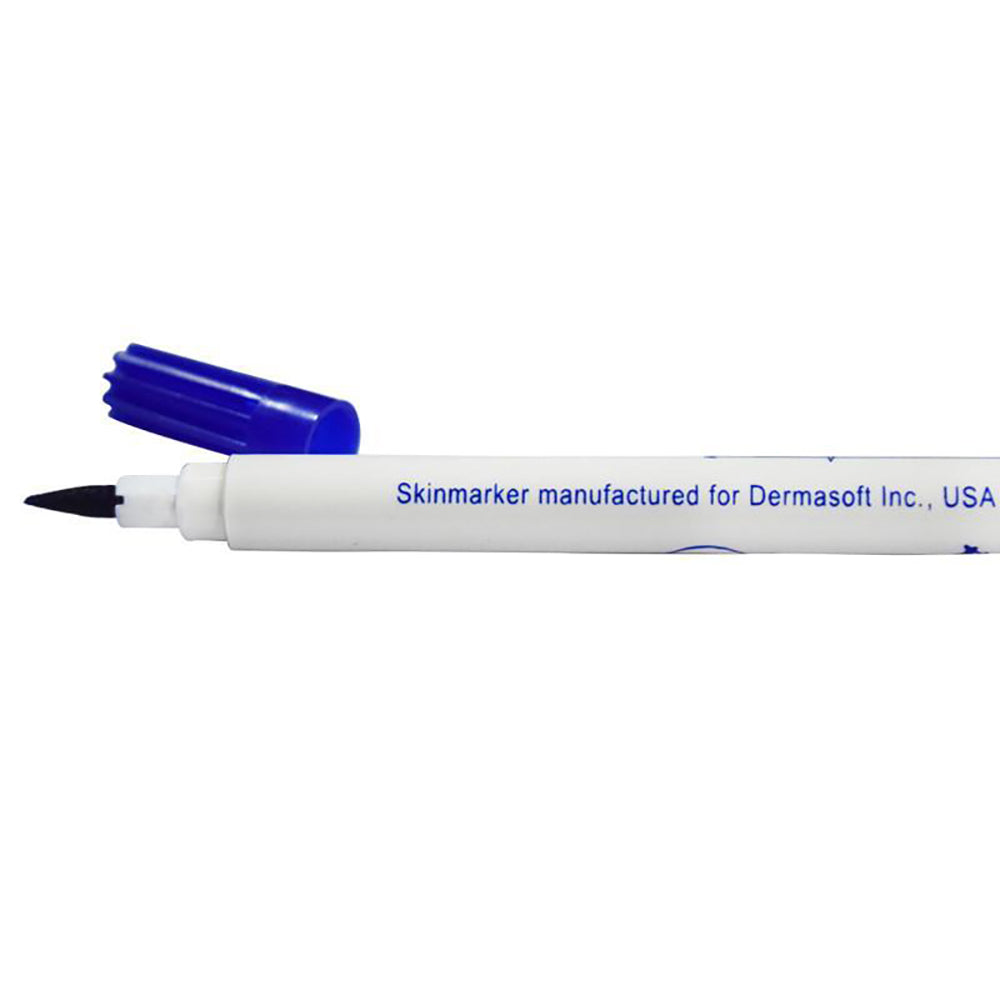 Skin Scribe Pen Marker Dual Tip Blue 1 or 5 - Perpetual Permanent Makeup