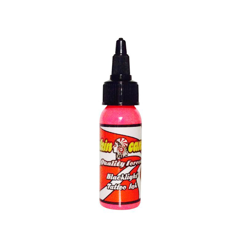 Pink Skin Ink Skin Candy UV Blacklight Pink Tattoo Ink (1 Oz) | Dermasoft Tattoo