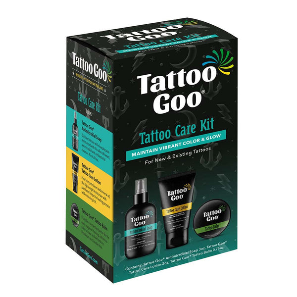Tattoo Goo Tattoo Aftercare Kit - Soap, Lotion, Tattoo Balm
